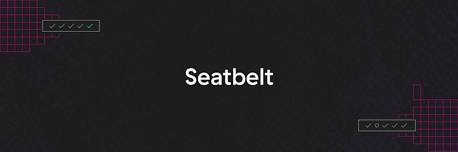 Adding a secure seatbelt banner