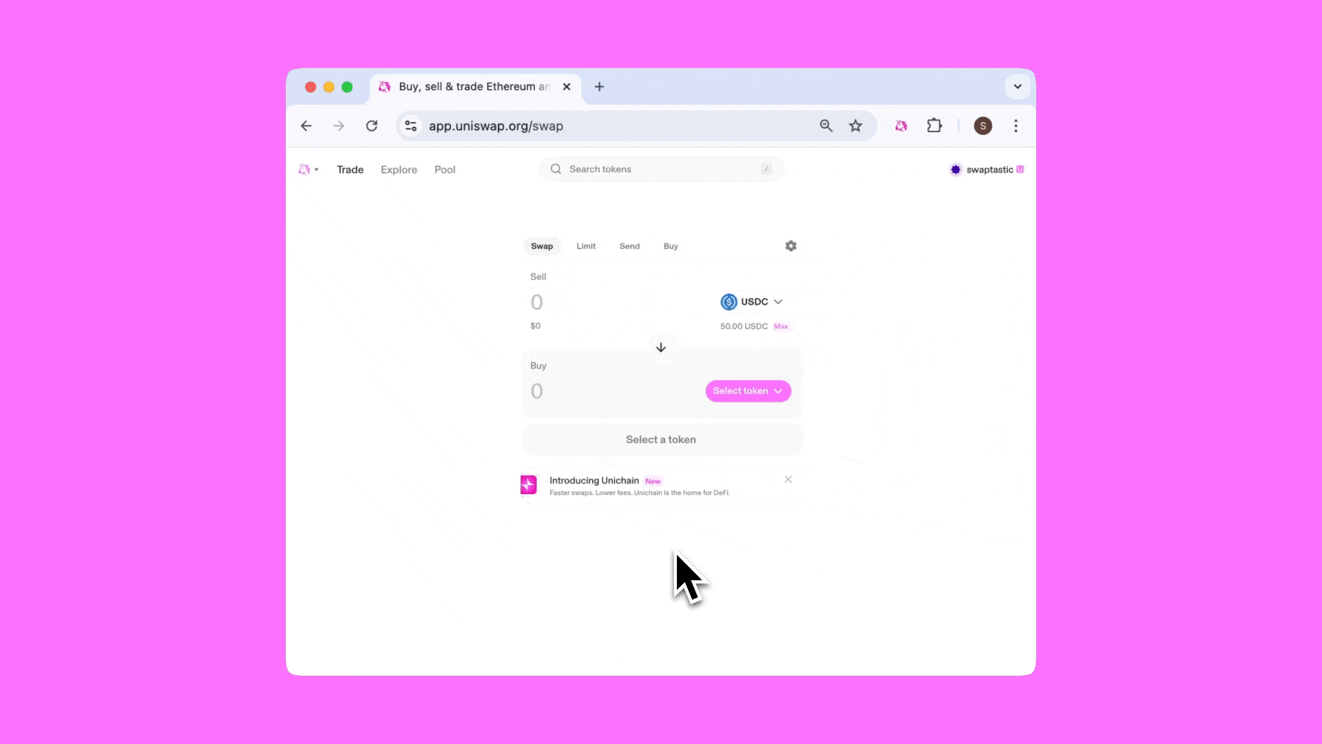 How to Swap Crypto - Step 3 - Select Output Token