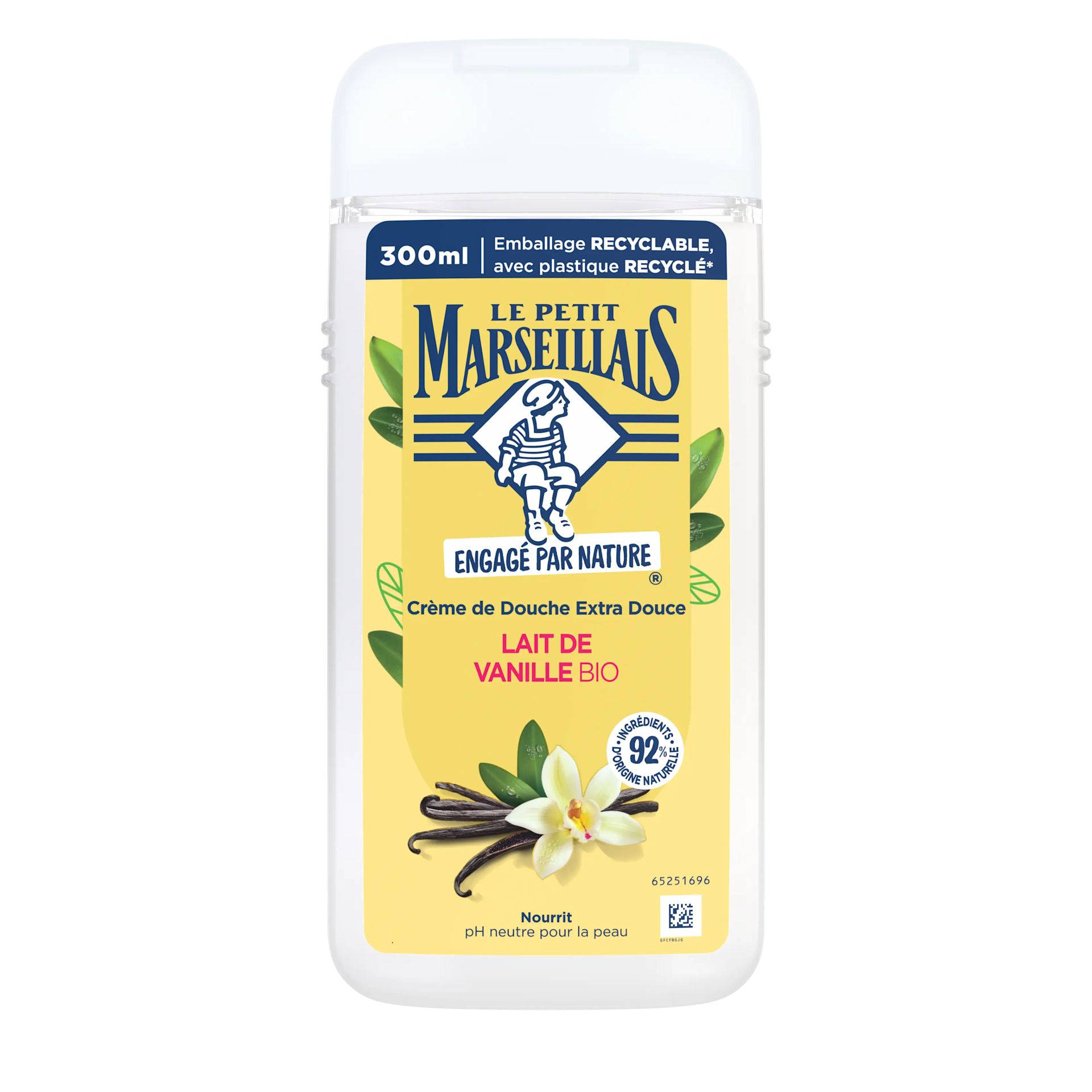 Crème de Douche Extra Douce Lait De Vanille
