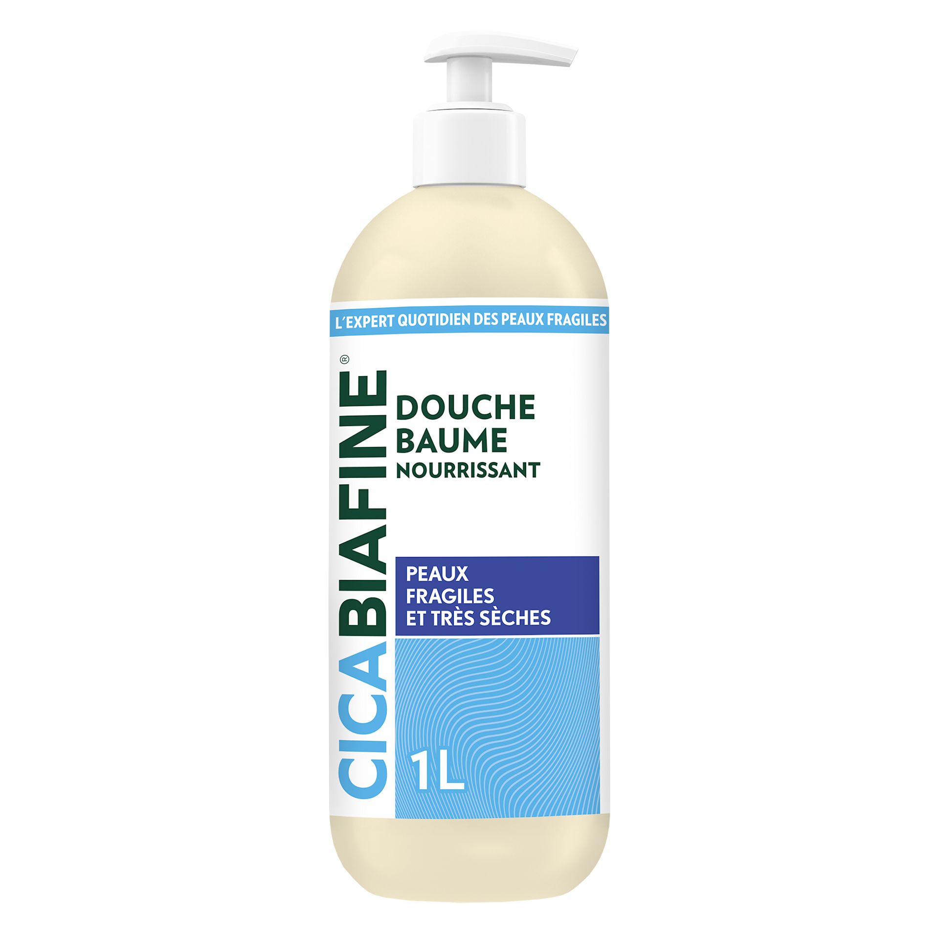Baume de douche surgras nourrissant en flacon d'1 litre Biafine®