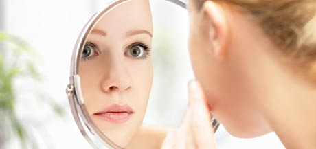 Peau sensible à imperfections