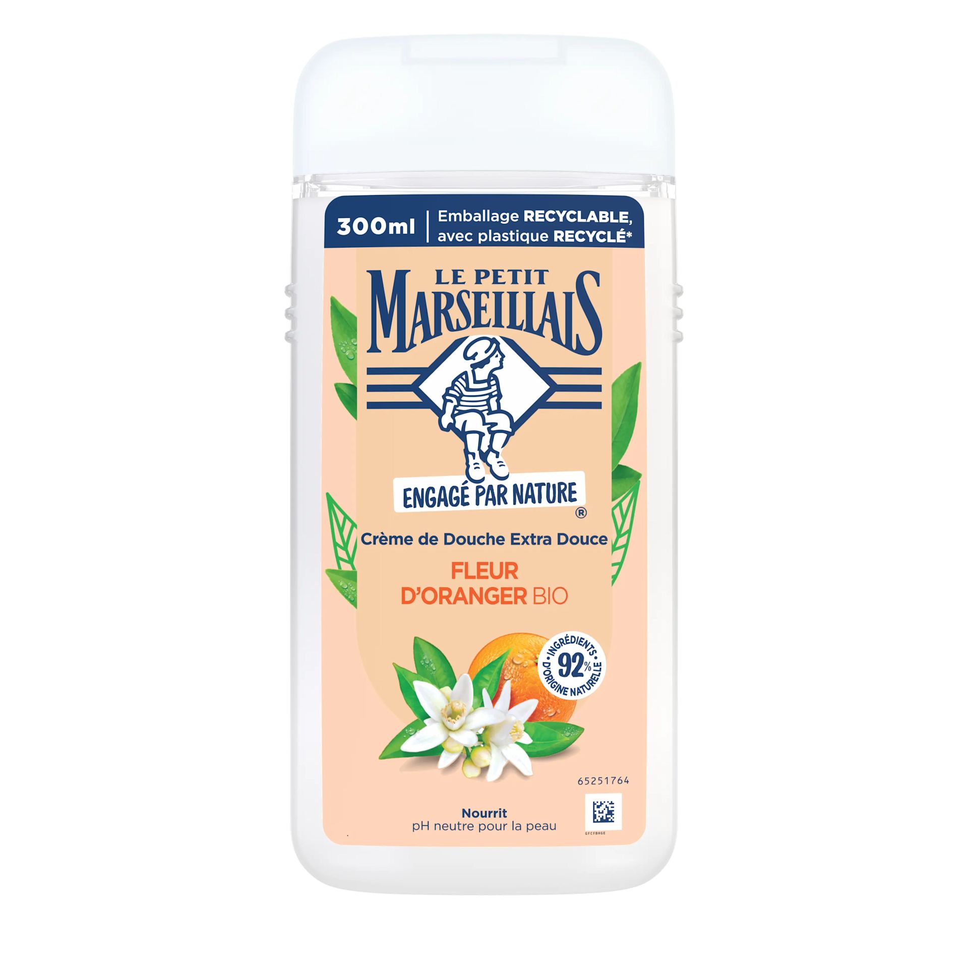 Crème de Douche Extra Douce Fleur d’Oranger