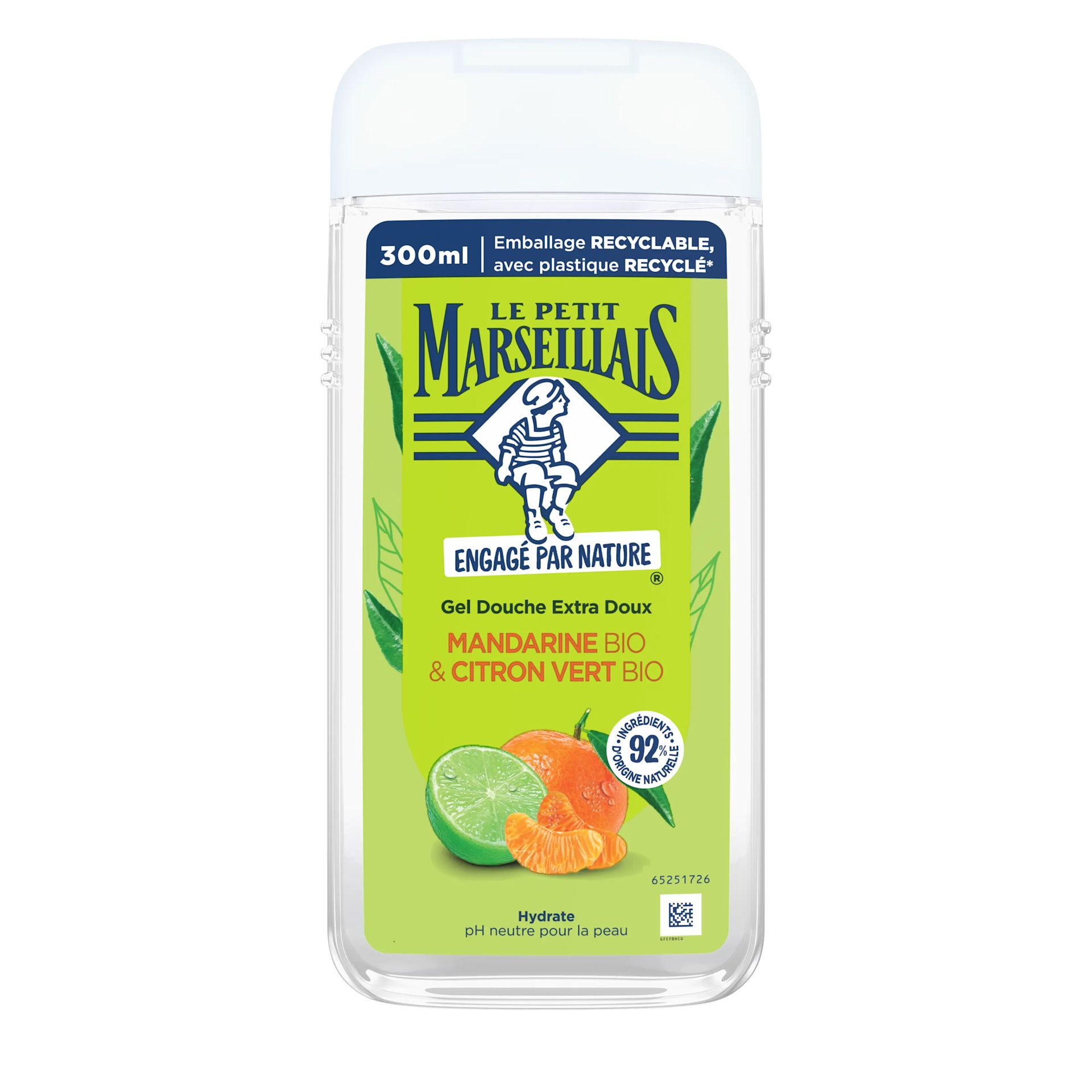 Gel Douche Extra Doux Mandarine & Citron Vert