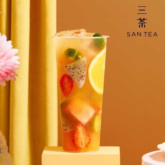 全新手搖茶品牌三茶 San Tea 鮮果茶