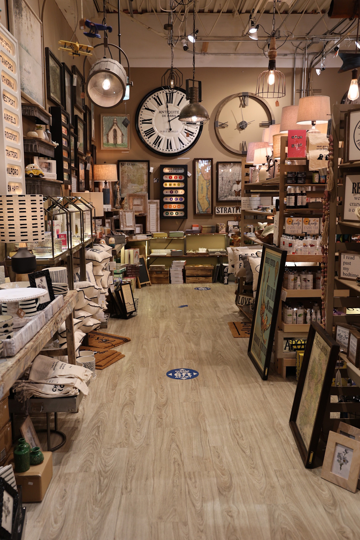 An aisle at Mellow Monkey in Stratford