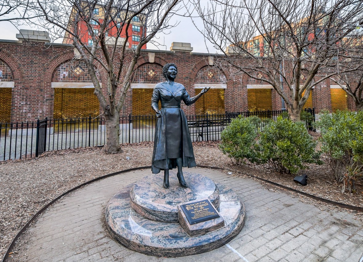 Ella Fitzgerald Bronze Statue Westchester Tourism