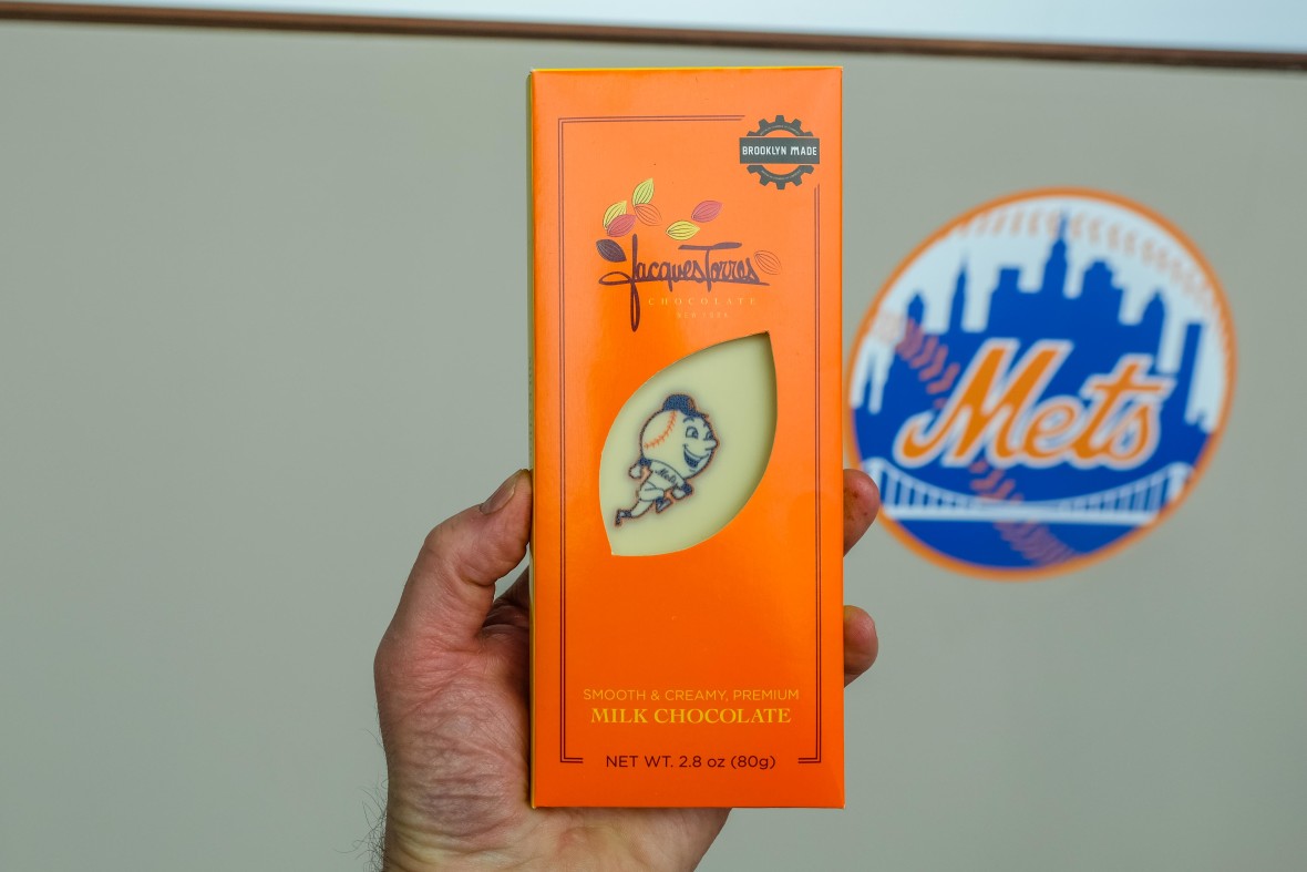 Mr. Met Chocolate Bar from Jacques Torres 