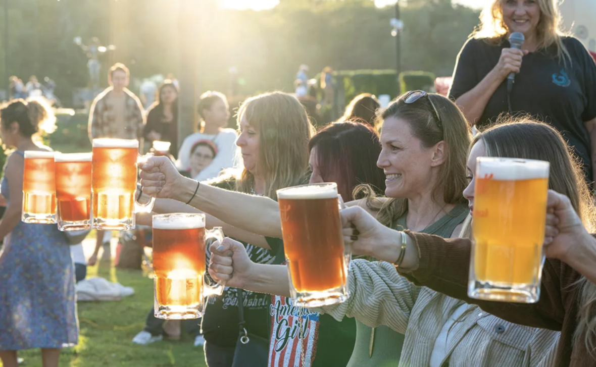 Riverhead's Oktoberfest Stein Holding Contest