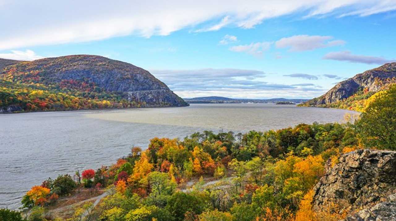 HVH Cold Spring hero photo, view of Hudson River Valley on sunny autumn day