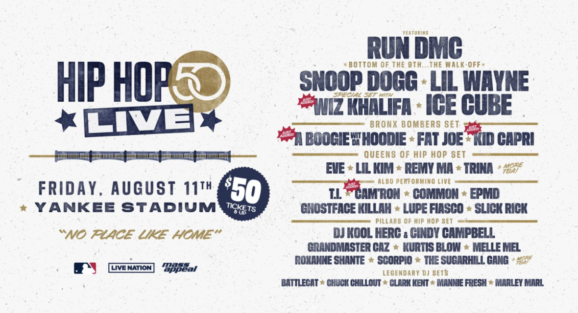 Hip Hop 50 Live at Yankee Stadium MTA Away