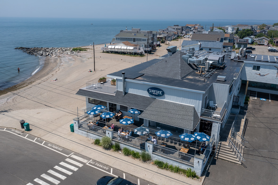 Overhead of Surfside Hotel, Stratford, CT