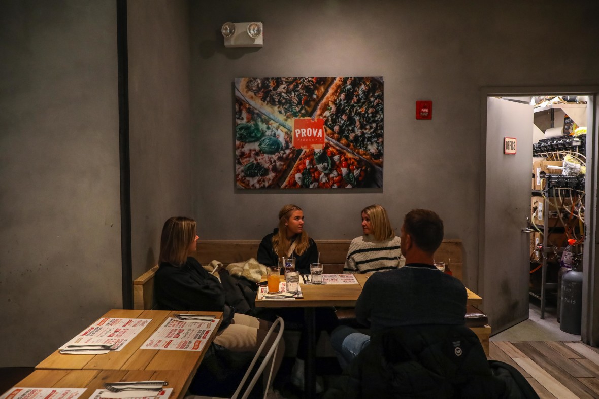 Prova Pizzabar's hidden full-service restaurant 