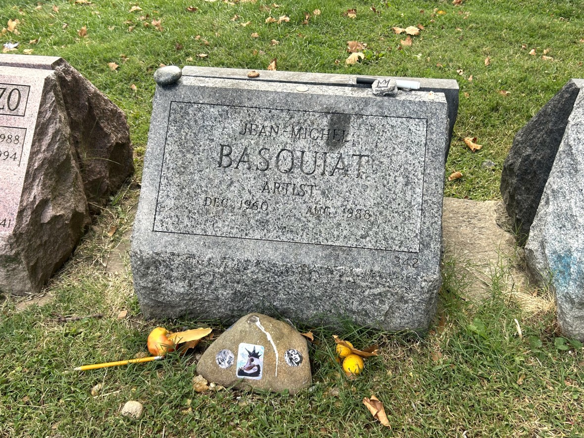 Jean-Michel Basquiat grave