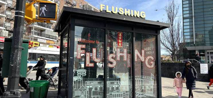 Flushing culture booth