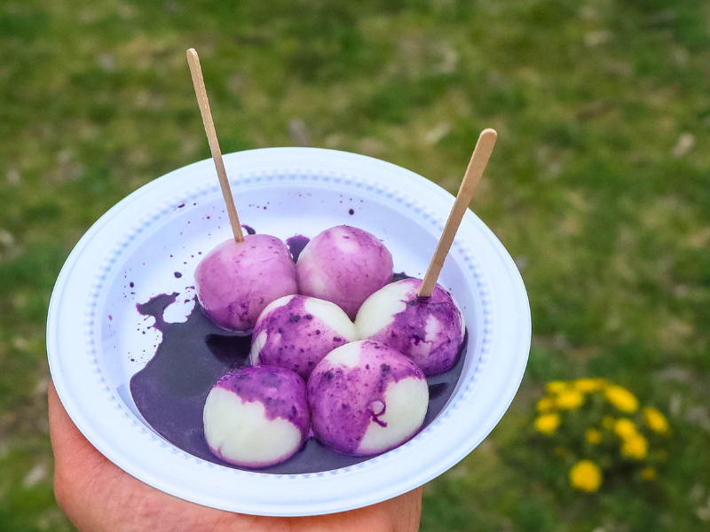 Ube Fujianses mochi, from Muahchee Alley 