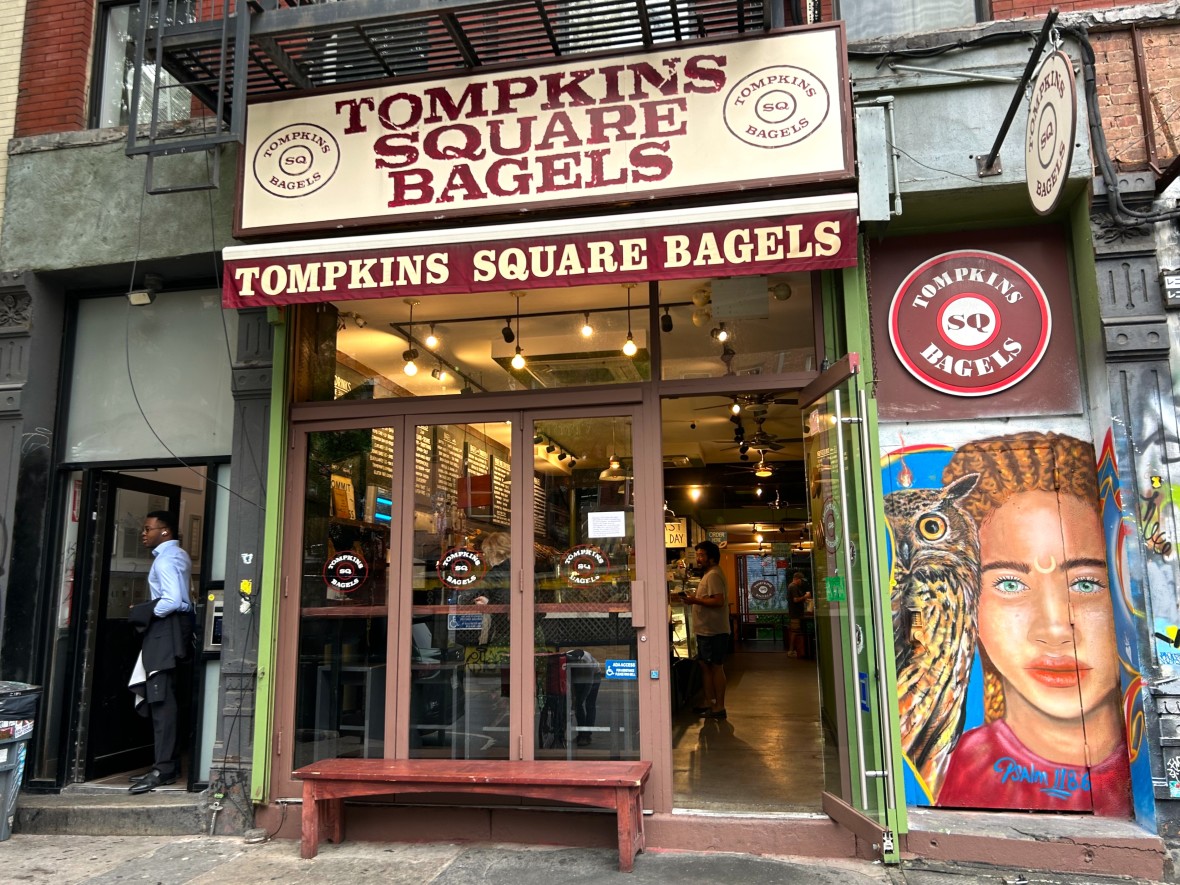 Tompkins Square Bagels exterior