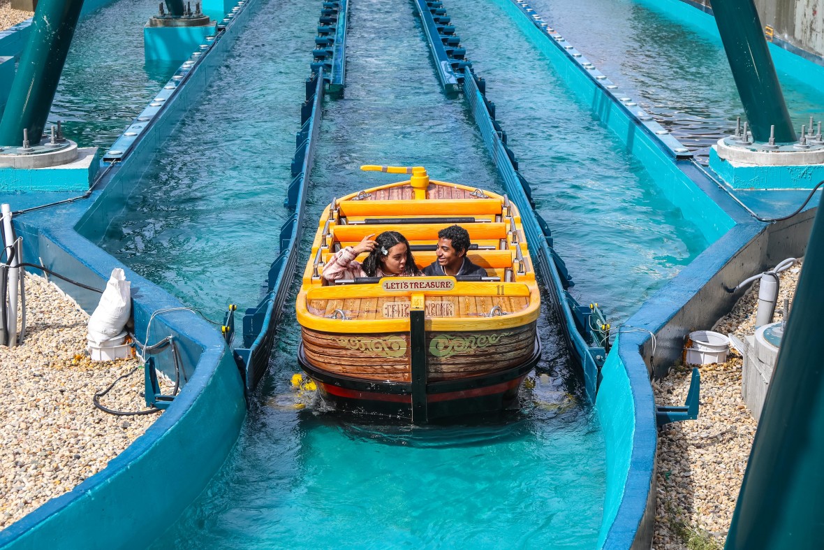 You will get wet on Luna Park's new flume ride 