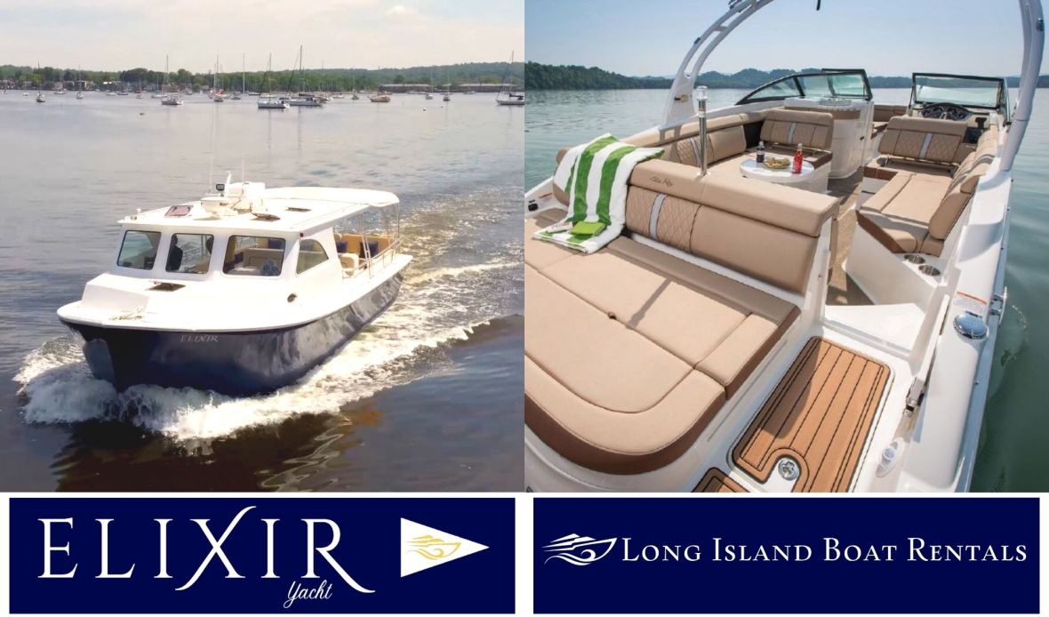 Two types of boats available for rent from LI Boat Rentals