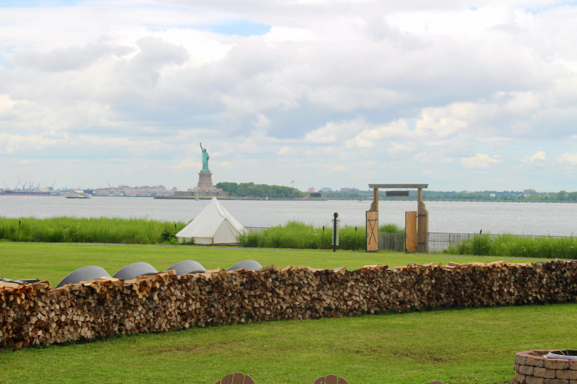 View of the Statue of Liberty from Collective Retreats