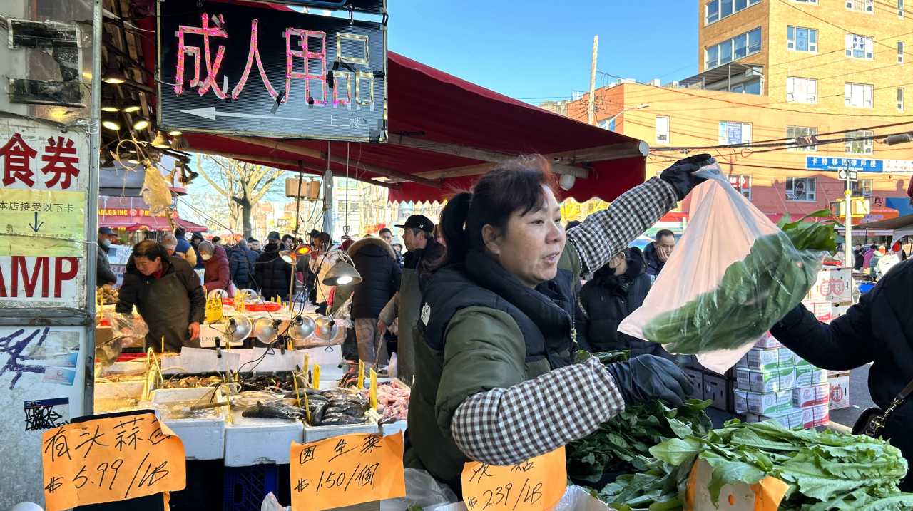 8th Avenue vegetable market vendor