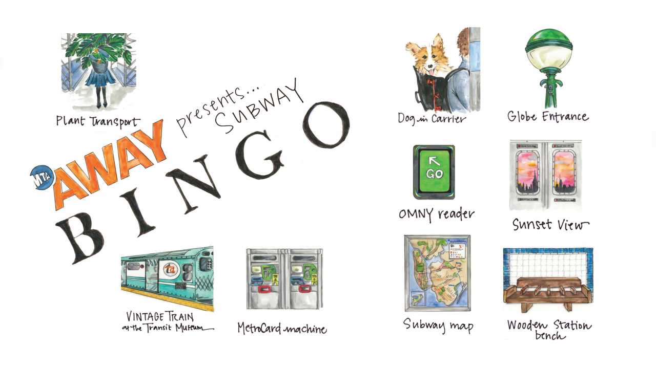 MTA Away presents Subway Bingo!