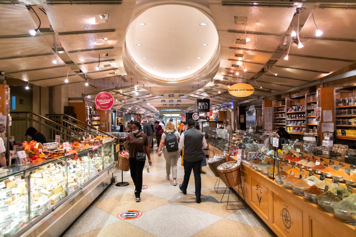 Murray's Cheese Shop is one of the stars at the bustling Grand Central Market 