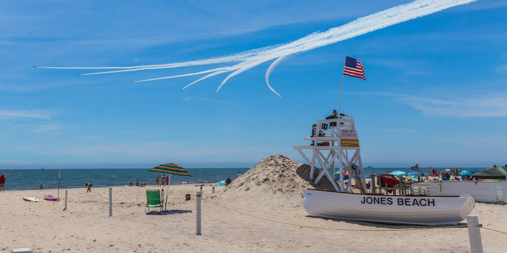 Airshow at Jones Beach in Long Island, NY