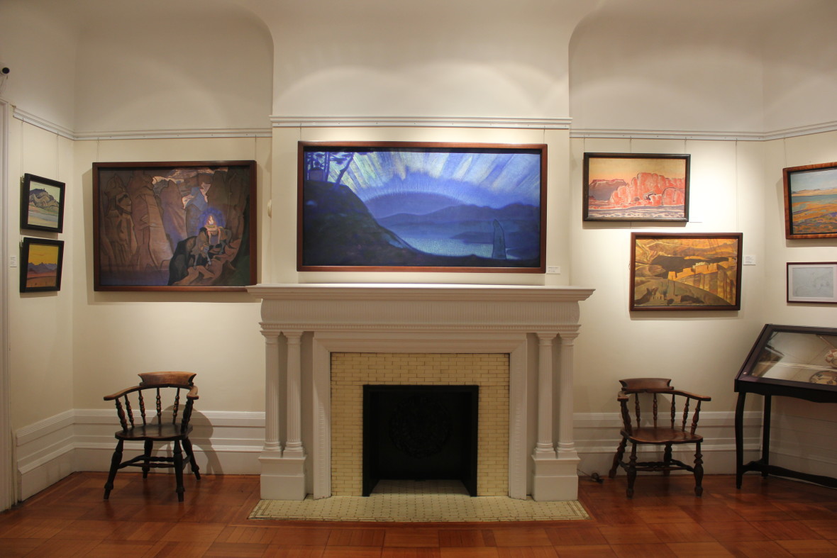 Interior room of The Nicholas Roerich Museum on the UWS