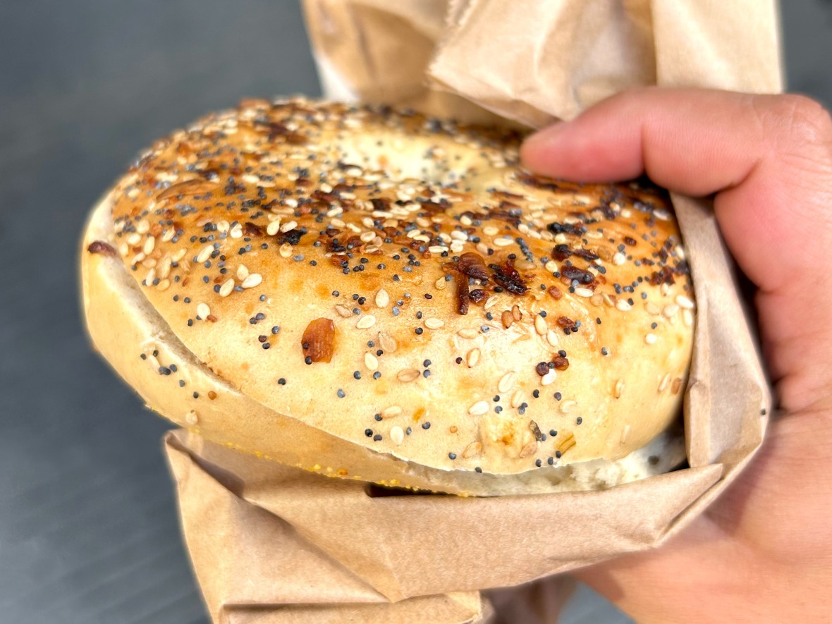 Coffee cart bagel