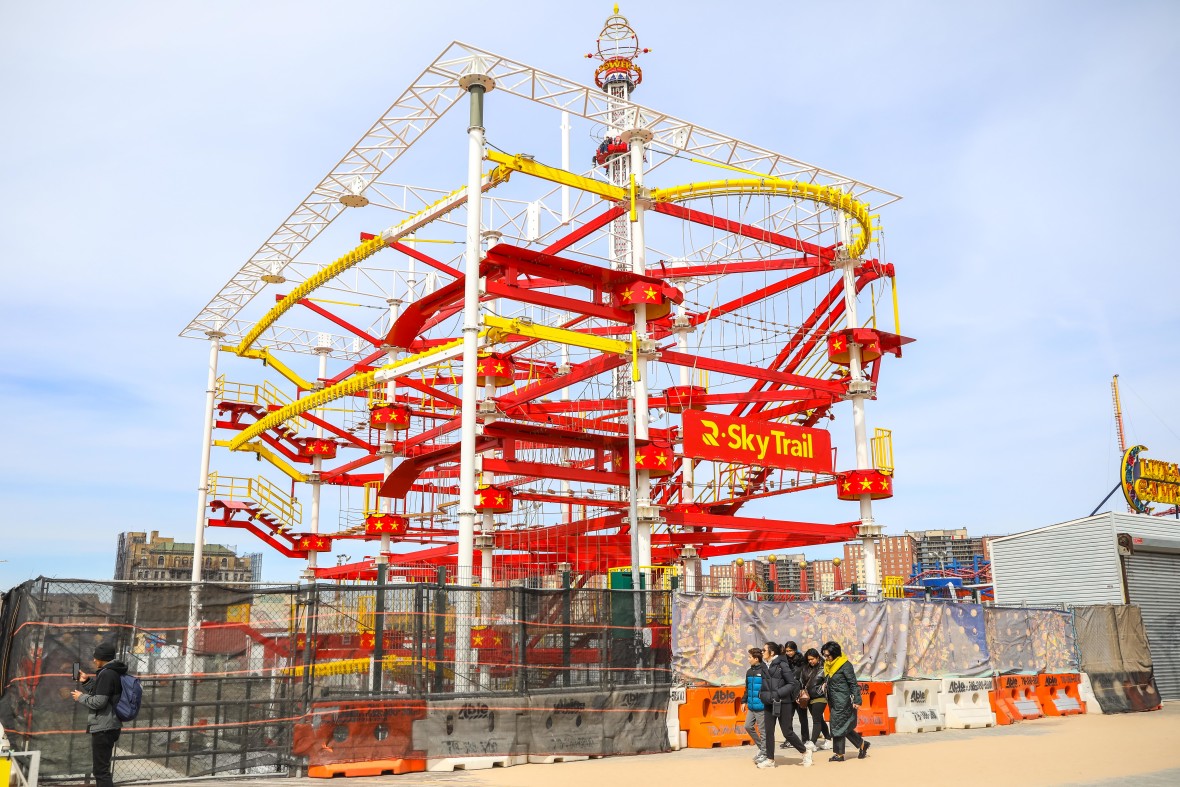 Terrifying ropes course Sky Trail coming soon to Luna Park 