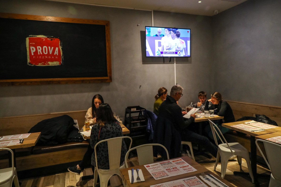 Prova Pizzabar's hidden full-service restaurant 
