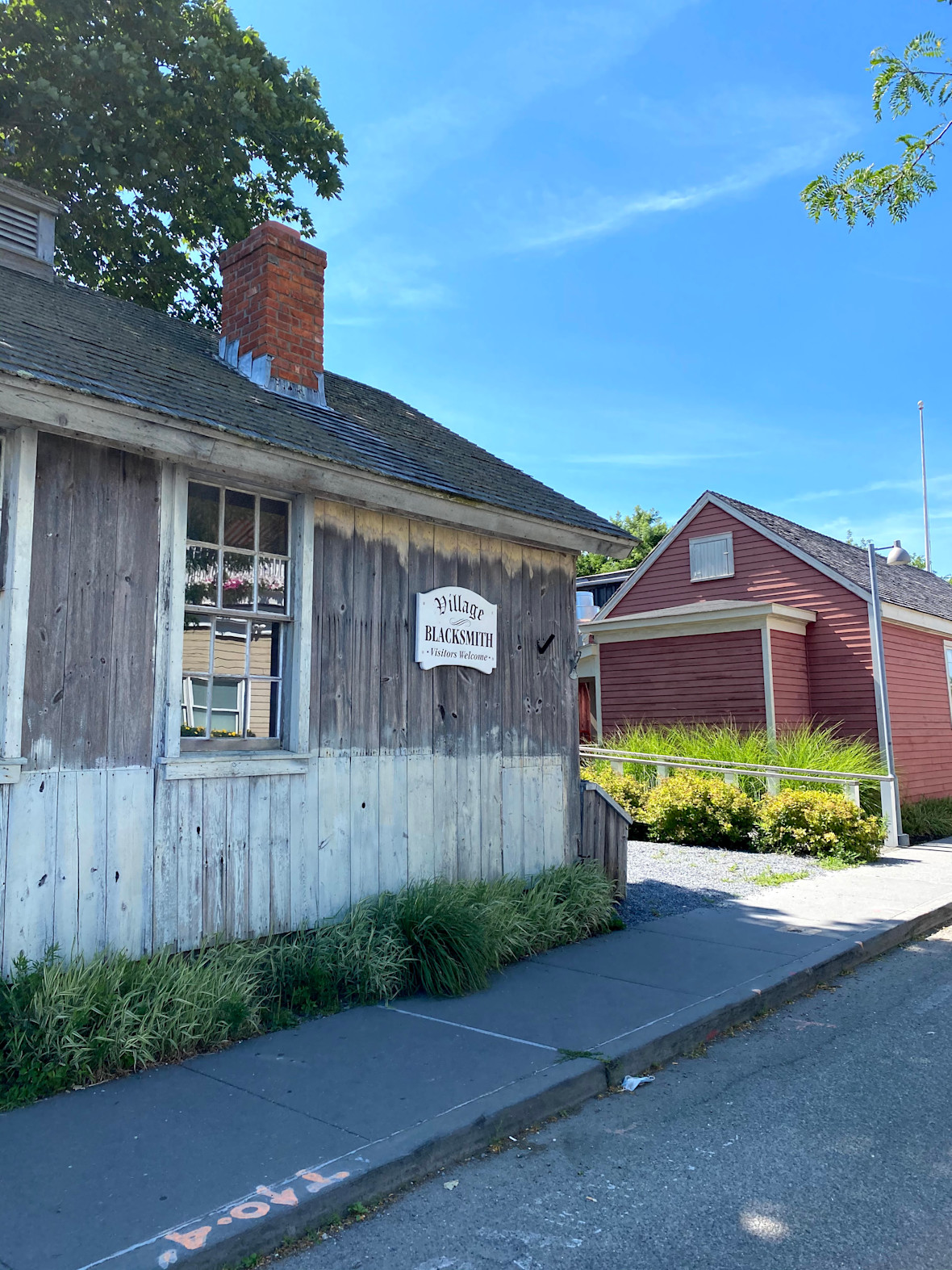 Exterior of the Greenport Village Blacksmith