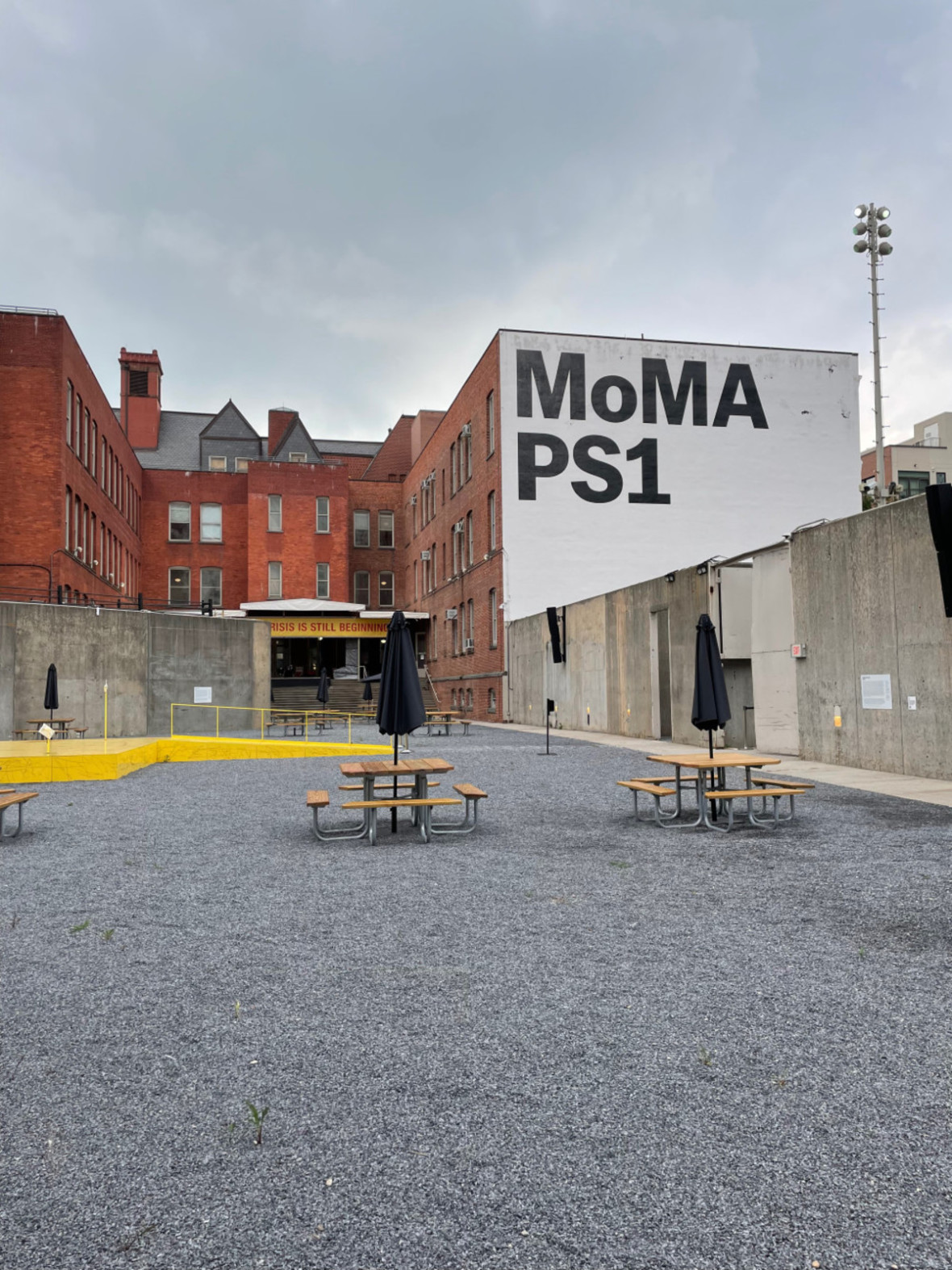 MoMA PS 1 courtyard and exterior