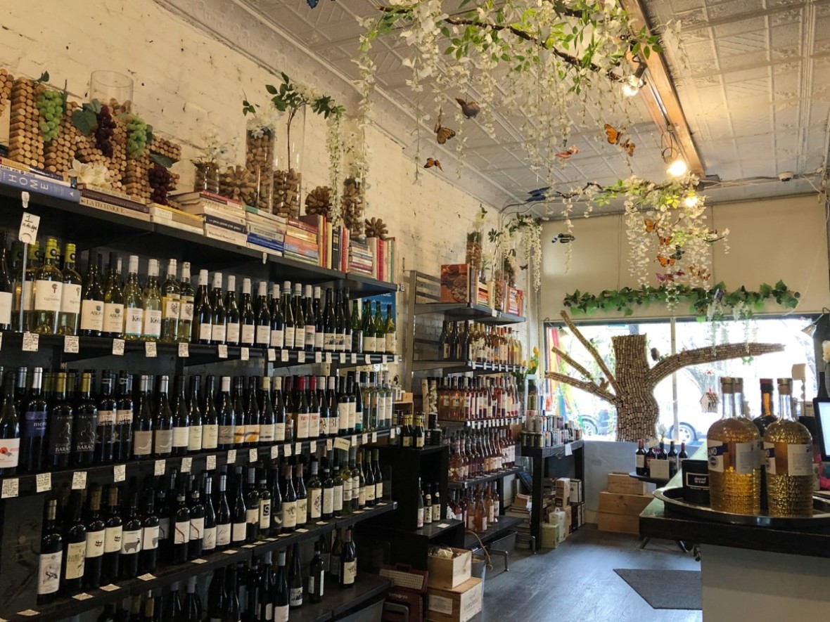 Interior of Good Wine in Park Slope, Brooklyn
