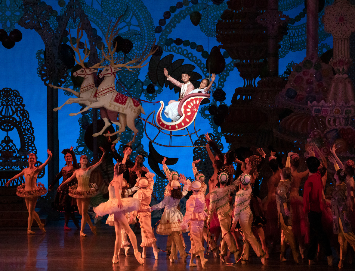 New York City Ballet performing a scene from George Balanchine's The Nutcracker