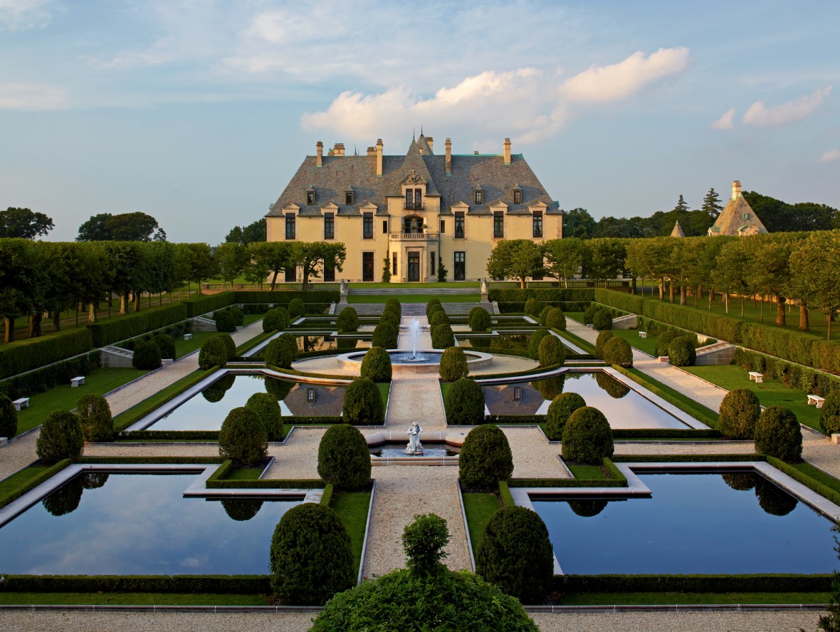OHEKA CASTLE-Castle View from Formal Gardens