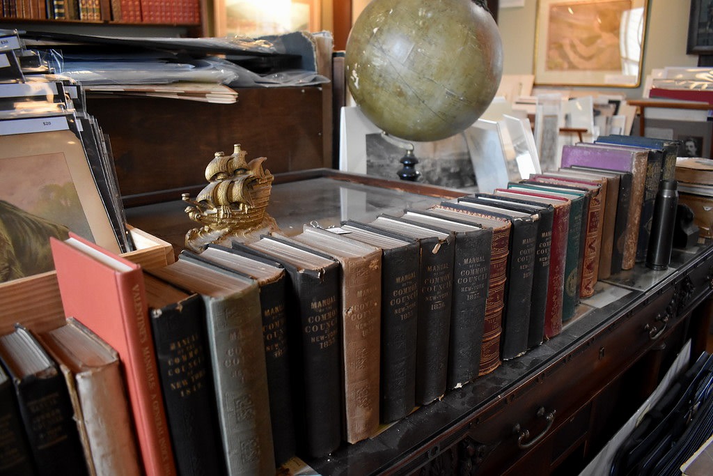 Interior of Antipodean Books in Garrison