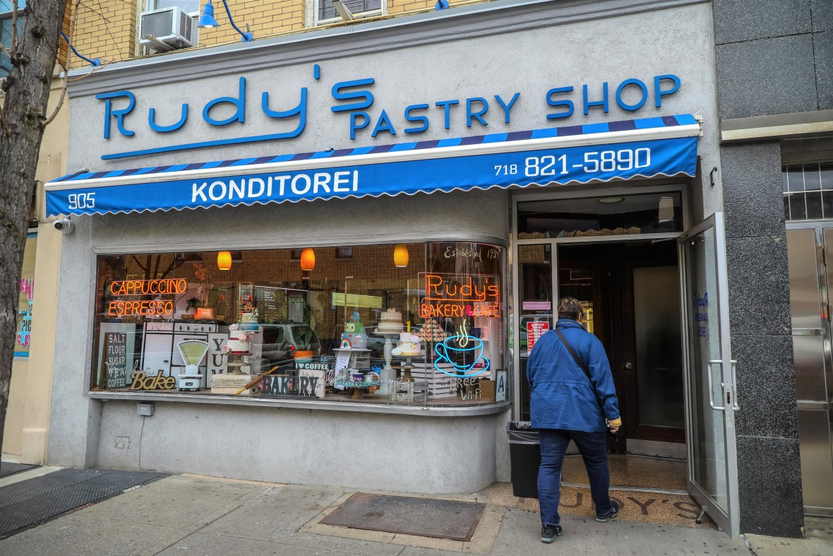 Rudy's Pastry Shop on Seneca Avenue, the oldest bakery in Queens 