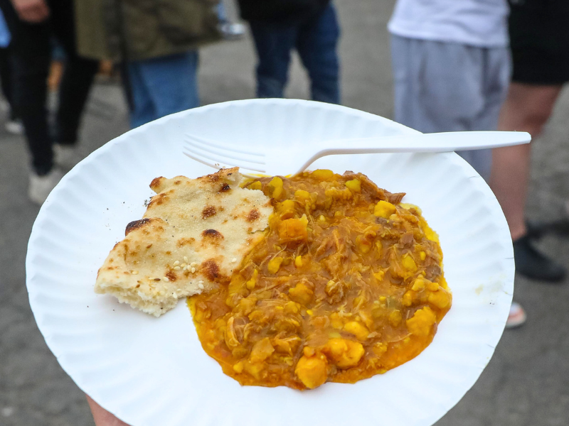 Dizi with homemade bread, from Persian Eats NYC 