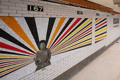 167th Street subway station Maya Angelou