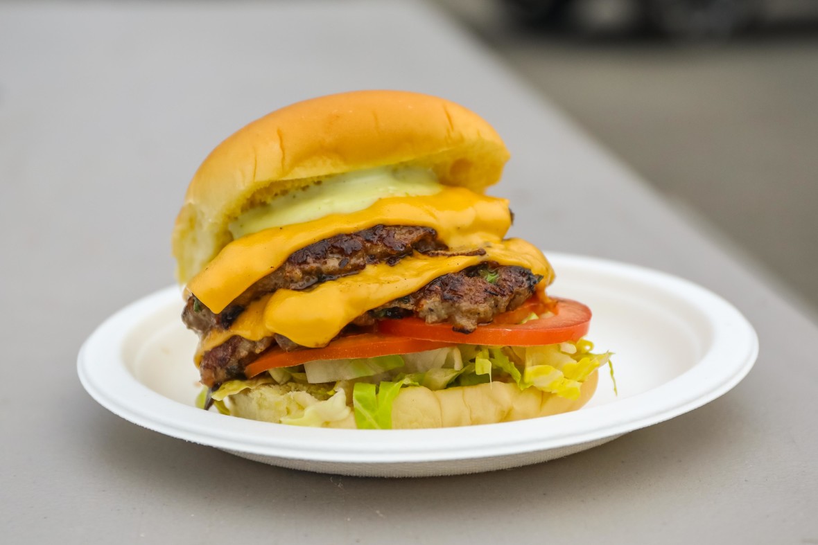 One of NYC's best burgers, from Nansense 