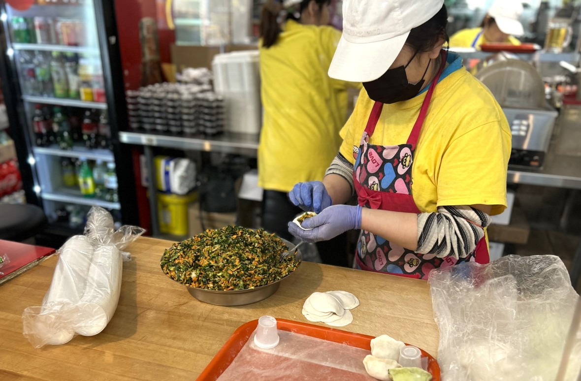 Lisa-s Dumplings prep