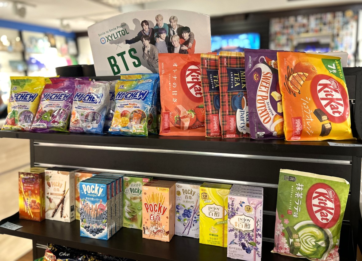 Mandu Kpop food display