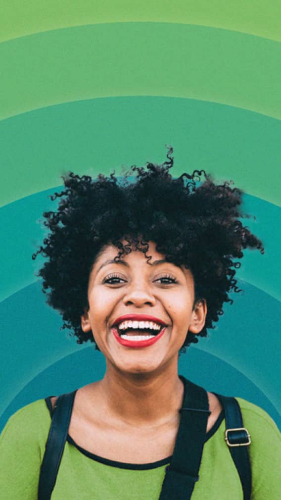 Rainbowl AR filter in action