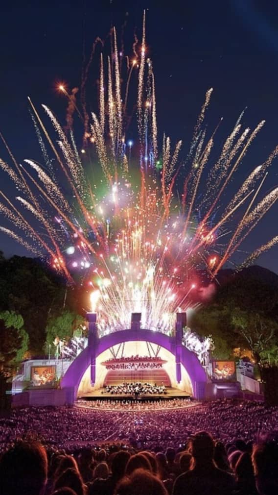 Fireworks AR filter in action