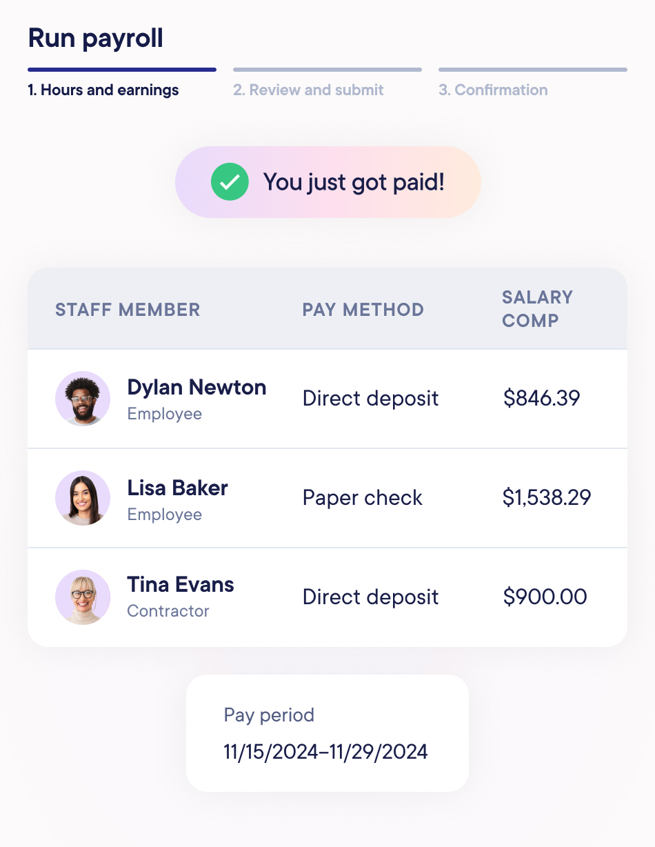 Fast & accurate payroll mobile