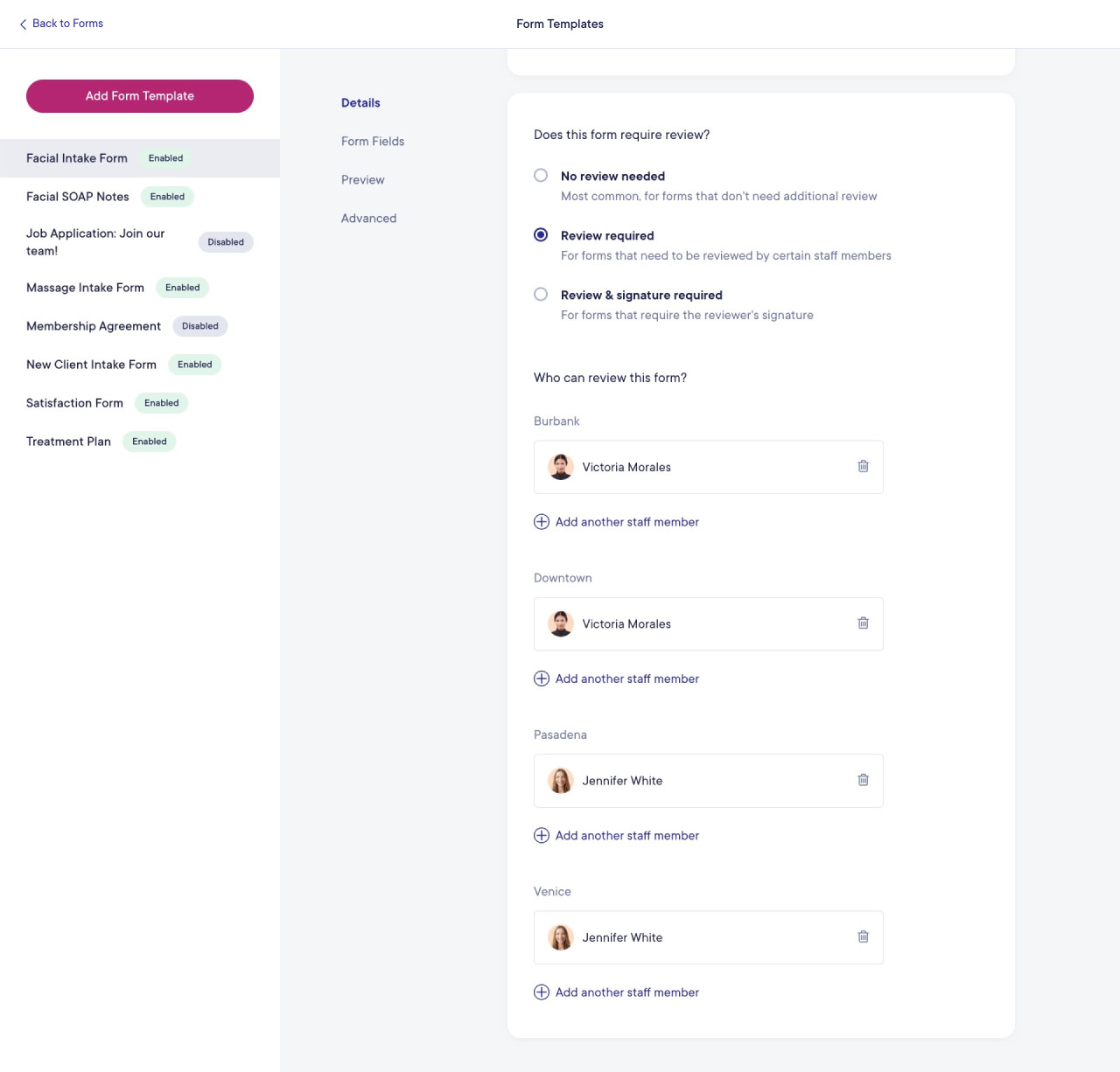 Approving a Form Submission | Mangomint Salon and Spa Software