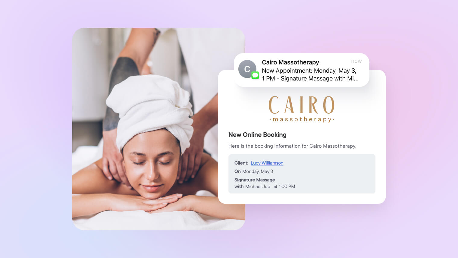 Massage therapy booking statistics and insights