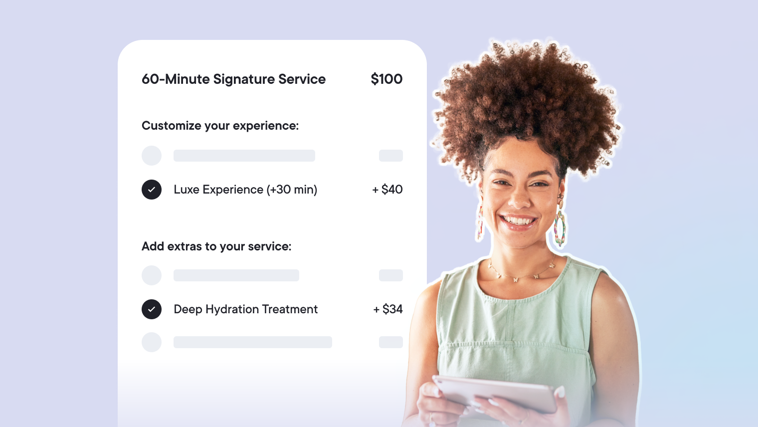 Meet Service Customizations, our powerful new booking feature