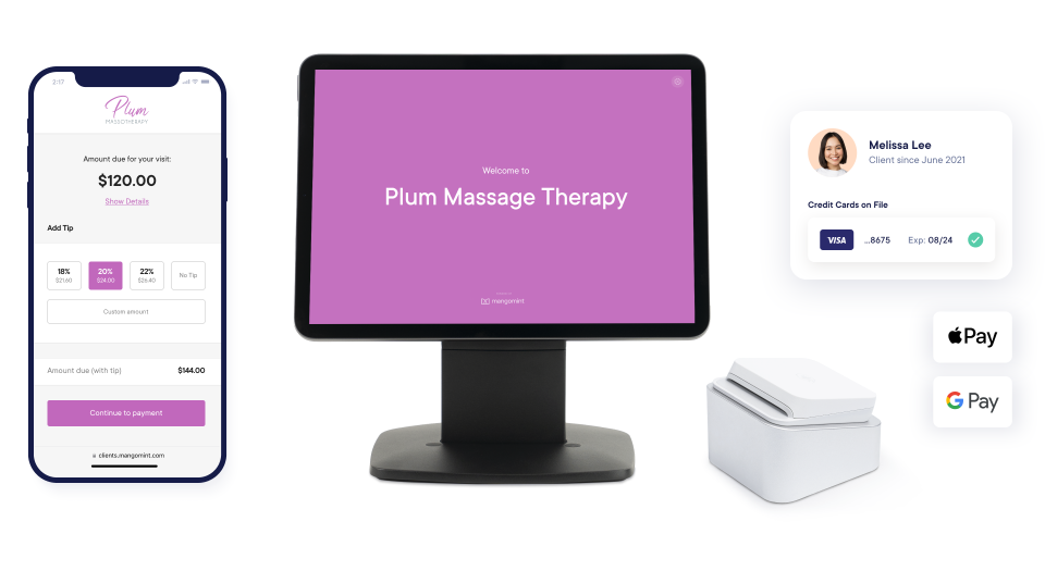 Massage therapy POS system